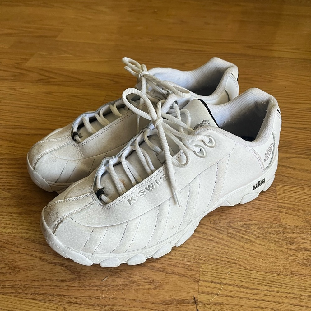 K- Swiss sz11  Men’s White Sneakers